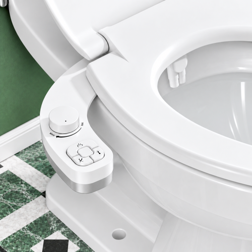 Bidet Attachment for Toilet Non Electric with Front and Rear Wash