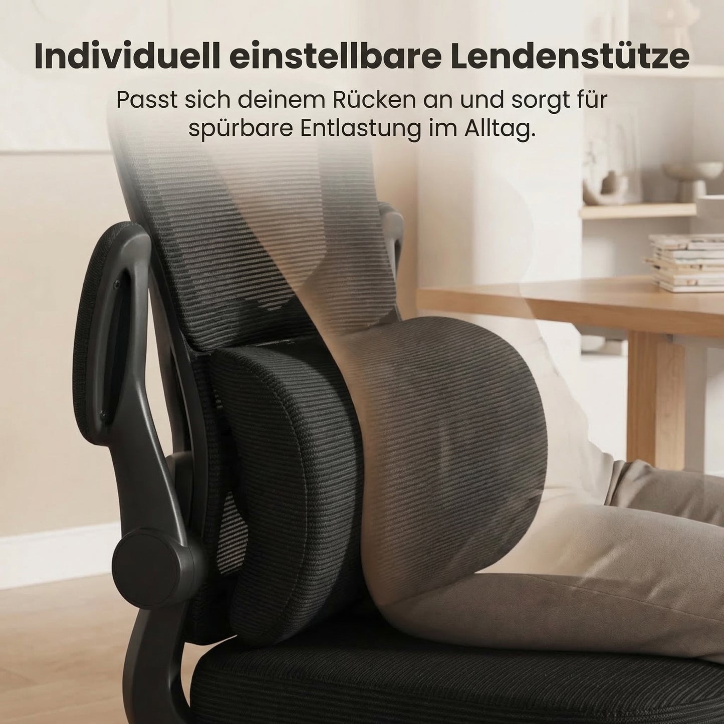 Selevio - Ergonomischer Bürostuhl mit Kopfstütze