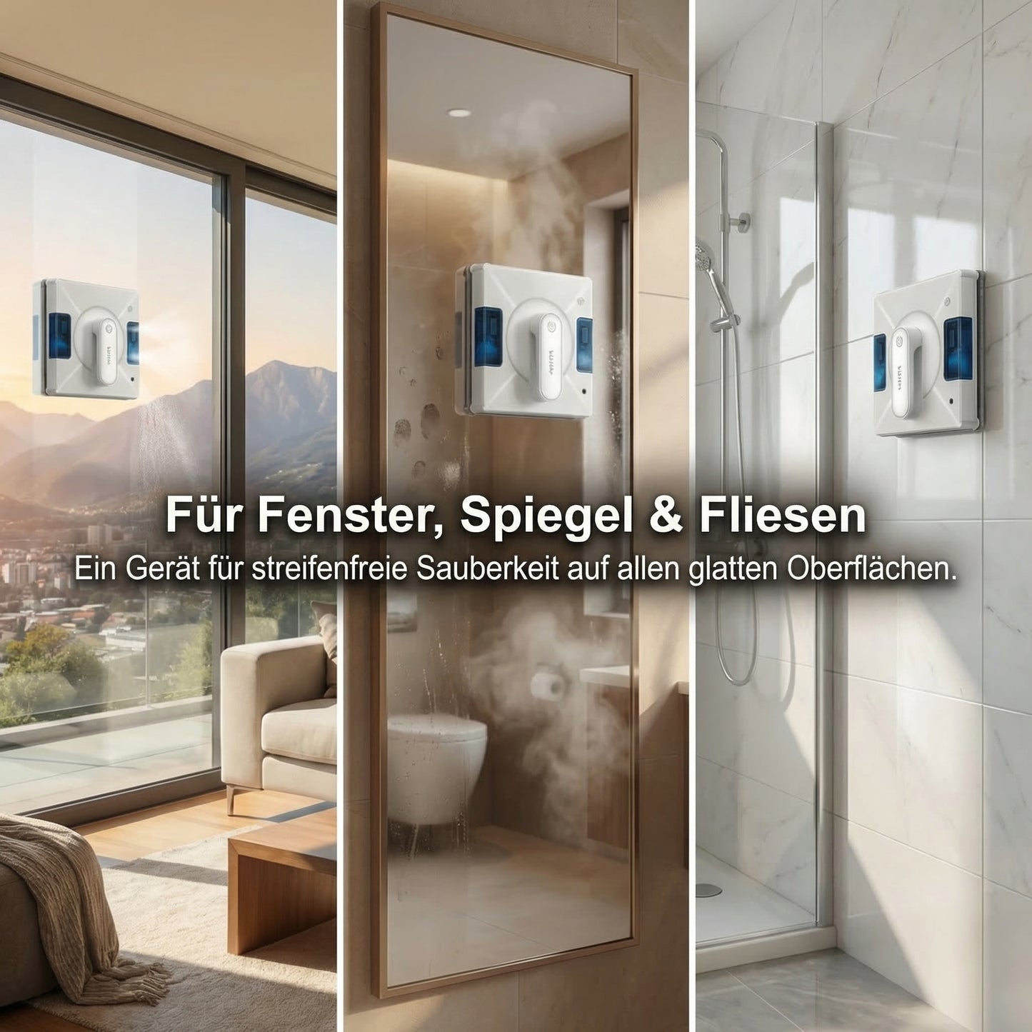 Selevio - Automatischer Fensterputz-Roboter mit Sprühfunktion