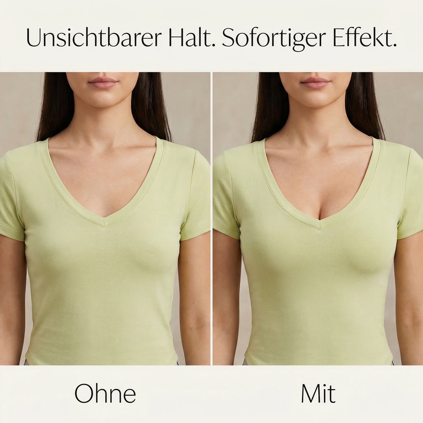 Selevio - Trägerloser Klebe-BH für unsichtbaren Halt