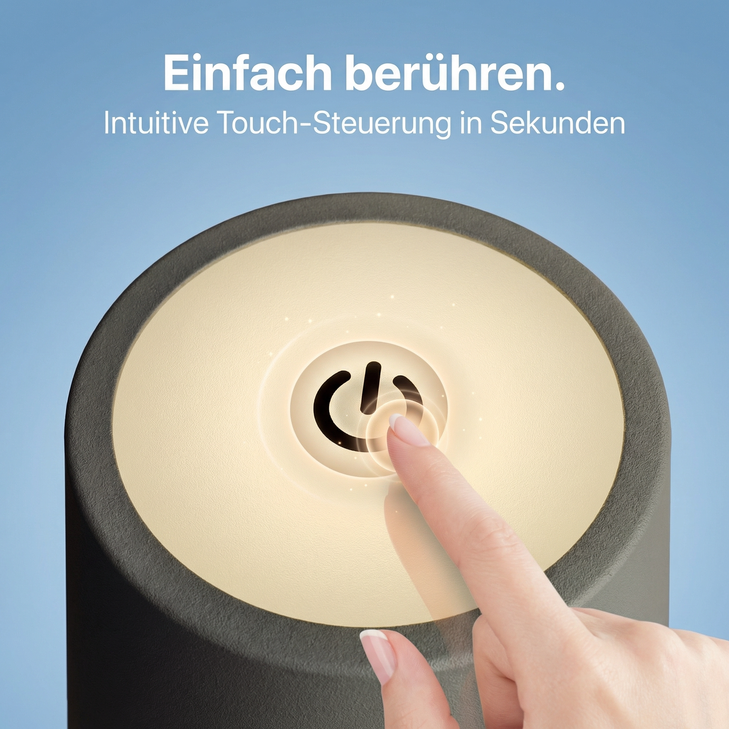 Selevio - LED Flaschenlampe mit Touch-Steuerung